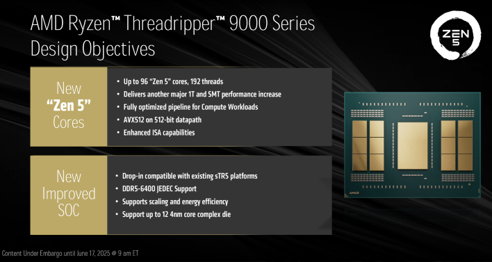 threadripper 9000 objectives