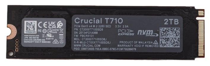 crucial t710 ssd bottom