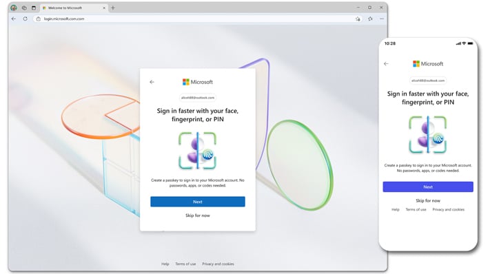 passkey login microsoft authenticator deleting passwords august news